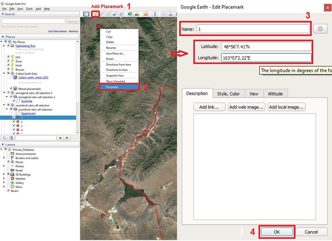 match arcmap 3d view in google earth